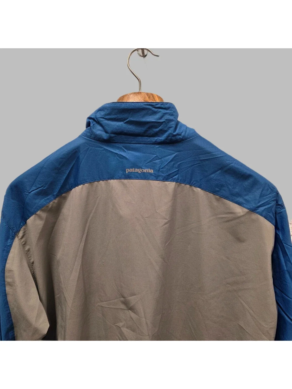Patagonia Traverse Jacket Mens XL Blue Grey everyday softshell windbreaker 25x34